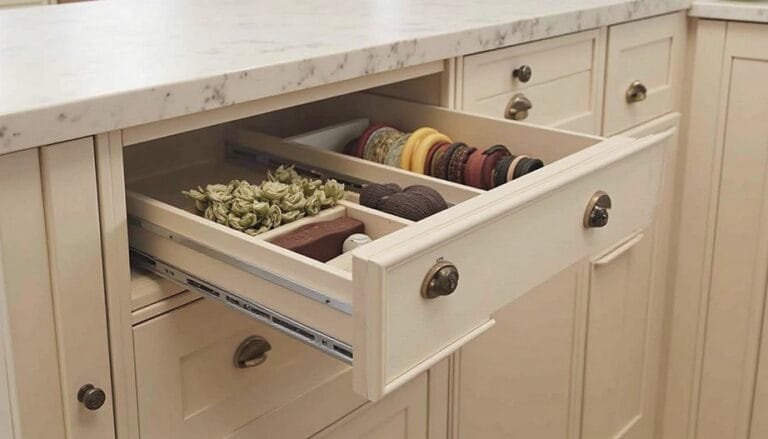 shelf & cabinet sliding drawer organizer